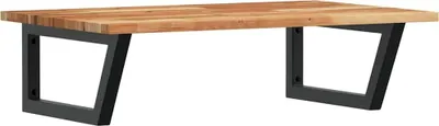 Produktbild von vidaXL Waschbeckenregal Wandmontage Stahl und Akazienholz