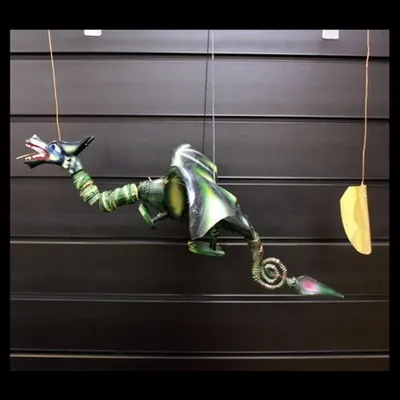 Imagen del producto de Dragón Volador Verde Lrg 46cm
