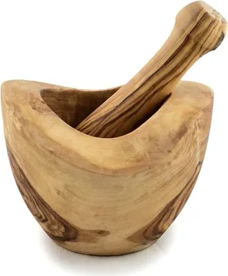 Produktbild von Mörser aus Olivenholz 14 cm