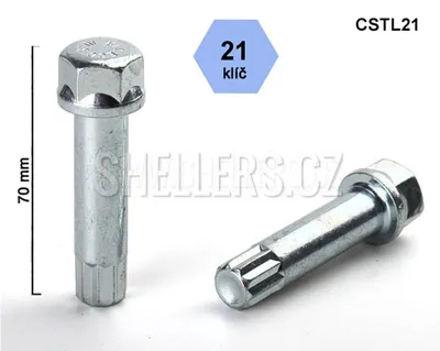 Obrázek produktu pro Klíč na kolové šrouby a matice s vnitřním mnohohranem (CSTL21), hlava klíče 21mm