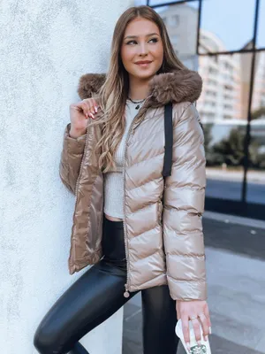Zdjęcie produktu dla Dstreet Damska kurtka zimowa Mirial ciemny beż L