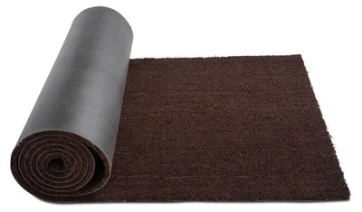 Produktbild von HPFloor Braun 60x90 cm Kokosmatte, Fußmatte Fußabtreter Schmutzfangmatte Türmatte Fußabstreifer, Rutschfeste Unterseite, Naturmaterial Kokosfasern, Für Innenbereich Und Überdachten Außenbereich