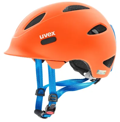 Produktbild von uvex OYO Fahrradhelm für Kinder - orange-Blue matt/50-54 cm