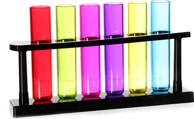 Produktbild von Party Shotgläser, 6er Set, Reagenzglas mit Ständer, bunt für Halloween Karneval Junggesellenparty