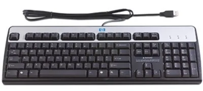 Produktbild von HP USB Standard Keyboard, Volle Größe (100%), Kabelgebunden, USB
