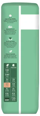 Produktbild von Moomin Baby - Moomin - Baby Eco windeln - Maat 4 - 7 bis 14 kg