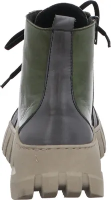 Immagine prodotto di Stivaletto Gemini da donna in pelle con plateau e zeppa 033317-02, misura:39 EU, colore:Verde