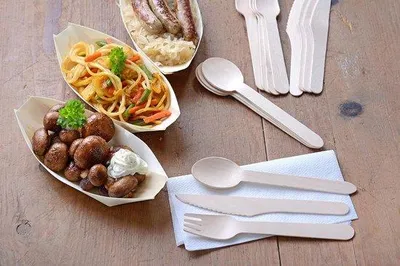 Produktbild von Famanu Holzkaffelöffel 100 Stück - unbehandelt