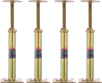 Obrázek produktu pro Sada zvedáků na podlahy - 4x zvedák na skříně - vyrovnávání podlah v domě - nastavitelný 29-41 cm - pro přesné vyrovnání