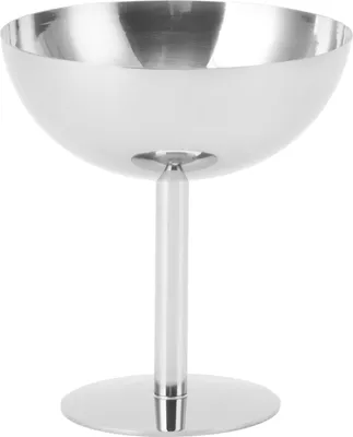 Produktbild von Eisbecher aus Edelstahl, lebensmittelecht, spülmaschinenfest, stabil, Champagner für Party, Familie, Bar, Café
