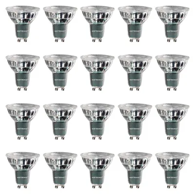 Produktbild von hoftronic LED Lampe GU10 4W 2700K warmweiß dimmbar 20er Pack