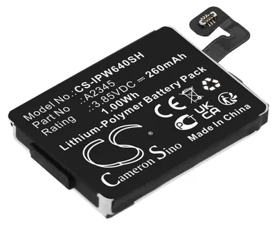 Produktbild von Akku für Apple Watch Series 6 40mm, 260 mAh, Li-Pol
