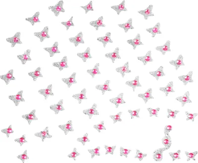 Produktbild von Glitzer Sticker für Gesicht und Haar | Pink - Selbstklebende Glitzersteine