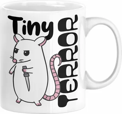 Produktbild von Beste Freundin Tasse Geschenk Tiny Terror Geschenkidee für Kollegin oder Beste Freundin (Weiß)