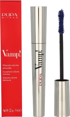 Produktbild von PUPA Milano Vamp! Mascara, Blau, Deep Night, Volumengebend, 9 ml, Frauen, Paraben