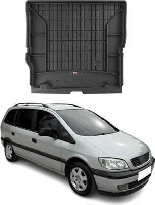 Immagine prodotto di OMAC rivestimento del bagagliaio in gomma per Opel Zafira 1999-2005 pieghevole 3a fila nero