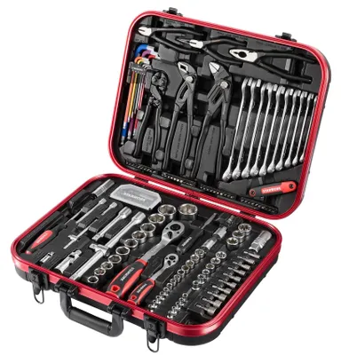 Imagen del producto de Kit profesional de herramientas mecánicas de 169 piezas