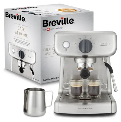 Produktbild von Breville Barista Mini Siebträgermaschine | Espressomaschine/Kaffeemaschine mit M