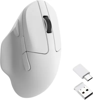 Produktbild von Maus,26K DPI Optische Maus,2.4 GHz/Bluetooth/Kabelgebunden mit Makrotaste 63g Leichtgewicht, Ergonomisch,Bis 70 Stunden Arbeitszeit für macOS/Windows