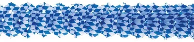 Produktbild von Amscan 1792, Girlande, Papier, Blau, Weiß, 1 m, 250 mm, 1 Stück(e)