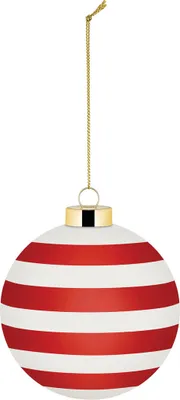 Obrázok produktu pre Alessi - Vianočná ozdoba Delight, pruhovaná, sklo