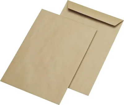 Produktbild von mayer-network 39104/7 Versandtasche B4, nassklebend, ohne Fenster, braun, 130 g/qm