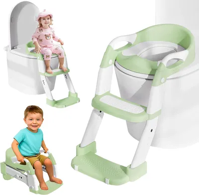 Produktbild von Kindertoilettensitz, 3-in-1, mit Treppe, für Potty Training