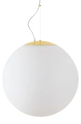 Productafbeelding van OSMONT ISI60754 ISIS L5 PM-M: Hanglamp van kunststof, messing/wit, beschermingsgraad IP40, 4000 K, 65 W LED