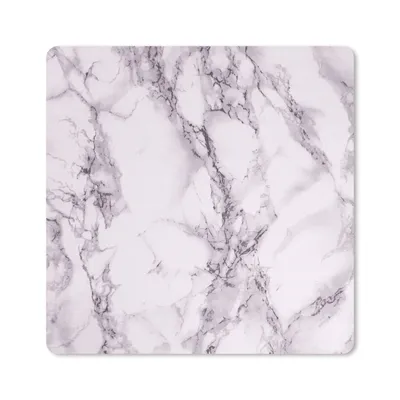 Produktbild von MuchoWow® Mauspad Mousepad Marmor - Adern - Rosa 30x30 cm - Mousepads - Maus Mat - Pad - Mausunterlage - Gaming