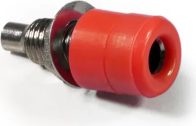 Produktbild von Bananen-Buchse McPower 4mm mit Gewinde rot