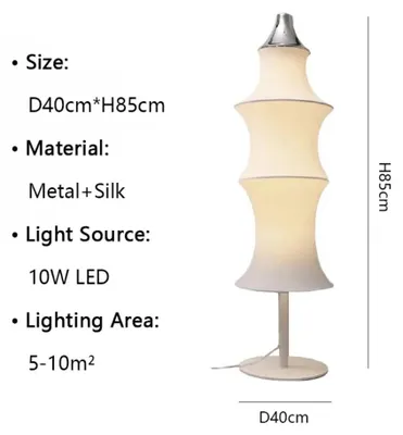 Zdjęcie produktu dla Lampa stojąca, nordycki minimalistyczny design, zintegrowana technologia LED, wysokość 85 cm, bez żarówki