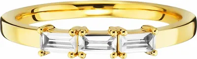 Produktbild von cai Ring 925/- Sterling Silber vergoldet Weißtopas