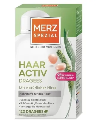 Obrázek produktu pro Merz Spezial, Suplement kosmetyczny do skóry, włosów i paznokci, 120 kapsułek (PRODUKT Z NIEMIEC)