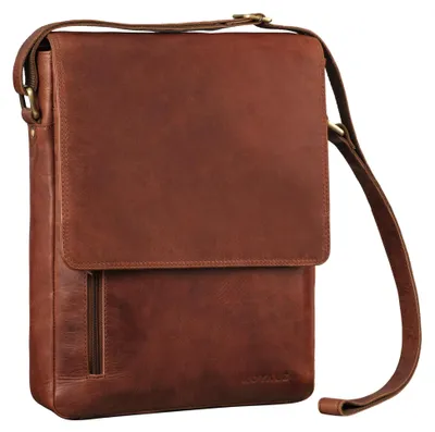 Image de Sac bandoulière en cuir vintage pour hommes