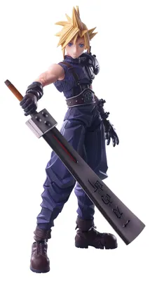 Produktbild von Final Fantasy VII Bring Arts Actionfigur Cloud Strife Hardedge Ver. 15 cm