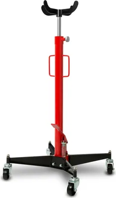 Produktbild von EBERTH Getriebeheber 500kg, Faulenzer Getriebeheber Hydraulisch mit Arbeitshöhe 110 bis 195 cm, stufenlos höhenverstellbar, 4 robuste Lenkrollen