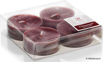 Produktbild von Maxi-Duftteelichter Zimt 21 x Ø 57 mm, 4 Stück