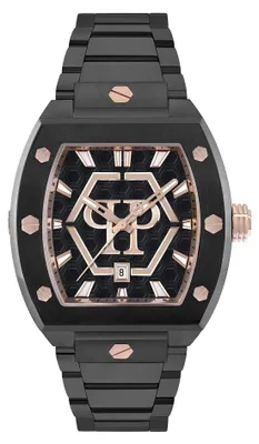 Produktbild von Philipp Plein Herrenuhr The Hexagon Phantom Schwarz PWPUA1025