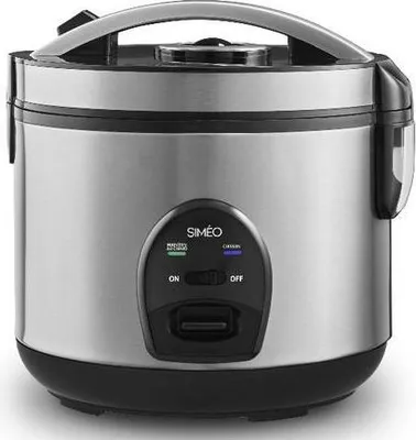 Immagine prodotto di Cuociriso 3l 500w inox/nero Simeo CRM230