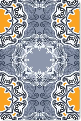 Produktbild von MuchoWow® Mauspad Mousepad Winter - Abstrakt - Blumen - Design 18x27 cm - Mousepads - Maus Mat - Pad - Mausunterlage