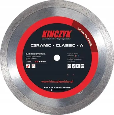 Produktbild von Kinczyk 131014 Diamanttrennscheibe Ceramic Classic 180mm