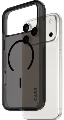 Obrázok produktu pre PanzerGlass CARE™ by ® Smokey Case w. Black MagSafe iPhone 17 Pro Max, Ochranný obal, Apple, Apple - iPhone 17 Pro Max, Čierna