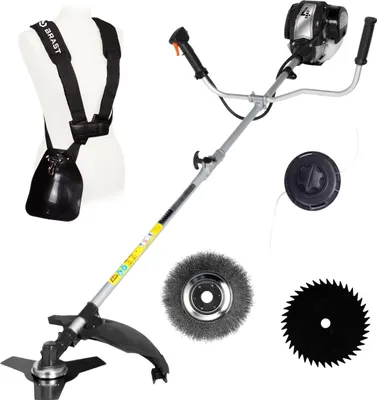 Produktbild von BRAST 4-Takt BENZIN 2 in 1 Motorsense Freischneider Rasentrimmer Sense Trimmer