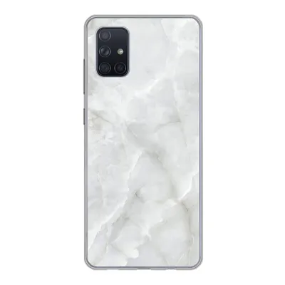 Produktbild von MuchoWow® Handyhülle Schutzhülle Hülle für Samsung Galaxy A71 Marmor - Weiß - Muster - Stein - Marmoroptik Silikon Softcase Handy Hülle - Kartenbesitzer