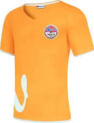 Productafbeelding van Nebulus T-shirt FLORIN, herenmodel, zomerse korte mouwen, lente shirt, P5331 - heren, oranje, maat XL