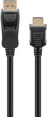 Obrázok produktu pre Goobay 64844, 5 m, DisplayPort, Typ HDMI (štandard), Samec, Samec, Priamy