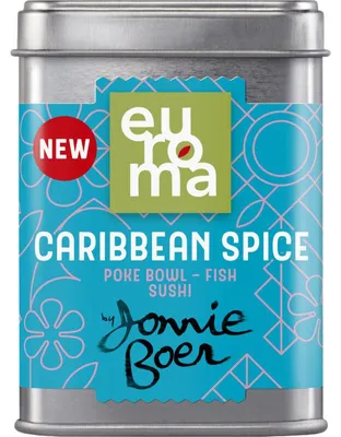 Zdjęcie produktu dla Euroma Caribbean Spice by Jonnie Boer, 45g – Aromatyczna mieszanka przypraw karaibskich