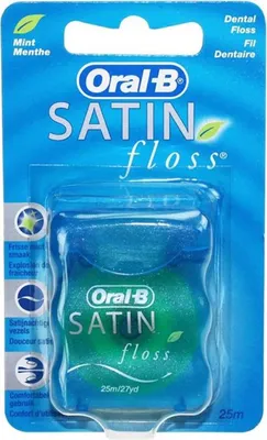 Produktbild von Oral-B SATINfloss 25m Zahnseide Mint seidig sanfte Oberfläche