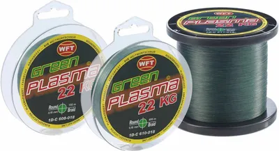 Produktbild von WFT Plasma KG Green Geflochtene Angelschnur Meterware, Durchmesser pro mm:0,22
