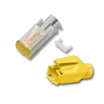 Image de Connecteur RJ45 Hirose STP, TM31 jaune, 100 -- pièces, 3 éléments, Cat.6A